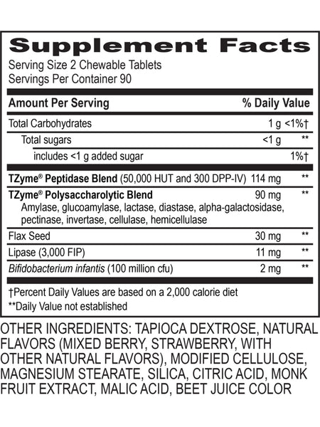 Transformation Enzymes, Kidz Digest Chewable, 180 Tablets