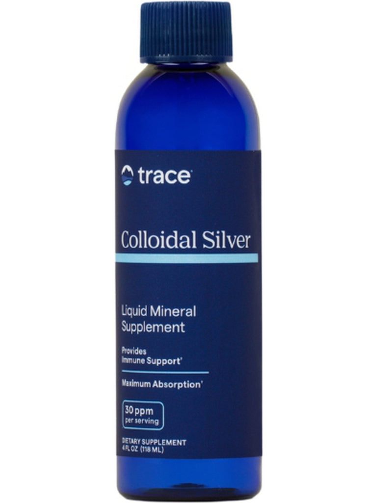 Trace Minerals, Colloidal Silver 30 PPM, 4 fl oz
