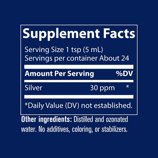 Trace Minerals, Colloidal Silver 30 PPM, 4 fl oz