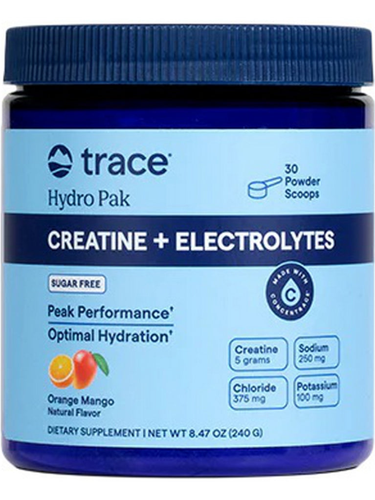 Trace Minerals, Creatine + Electrolytes, Orange Mango, 8.47 oz