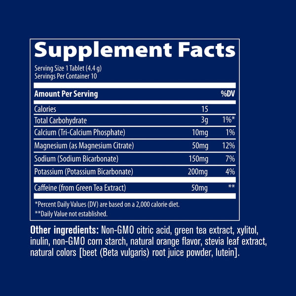 Trace Minerals, TMSPORT, Max-Hydrate Energy, Orange Effervescent, 8 Tubes