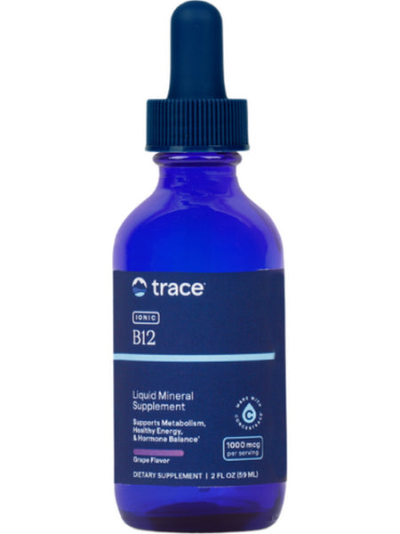 Trace Minerals, Ionic B12, 1,000 mcg, 2 fl oz