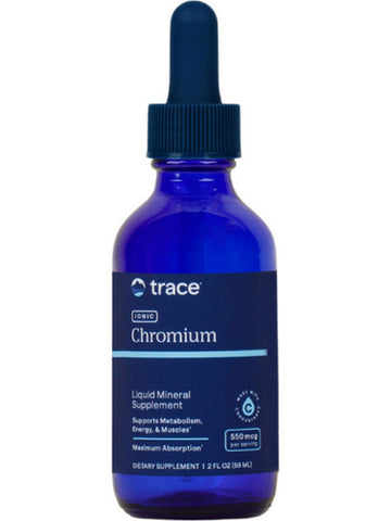 Trace Minerals, Ionic Chromium, 550 mcg, 2 fl oz