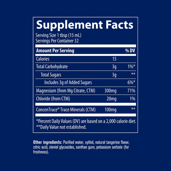 Trace Minerals, Liquid Magnesium, 300 mg, 16 fl oz