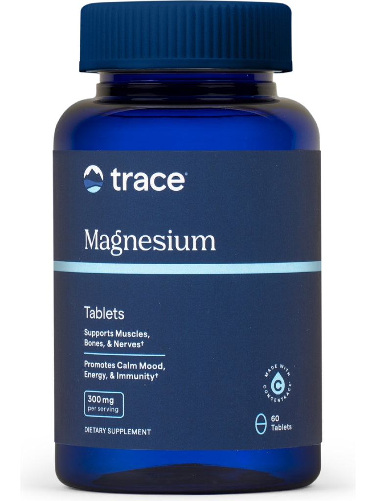 Trace Minerals, Magnesium Glycinate, 120 mg/serving, 90 Capsules