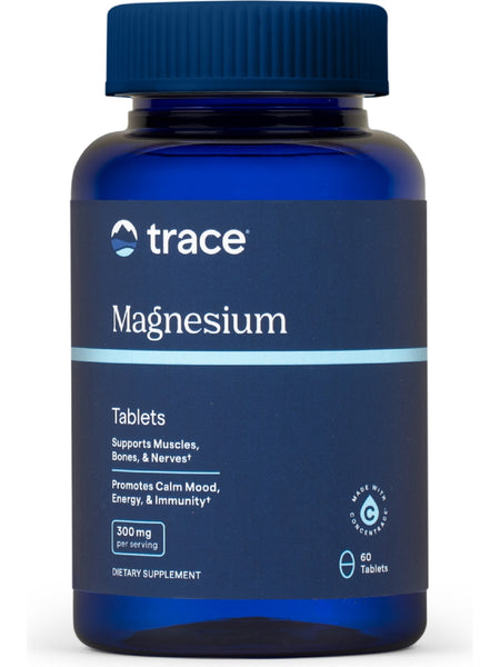 Trace Minerals, Magnesium Glycinate, 120 mg/serving, 90 Capsules