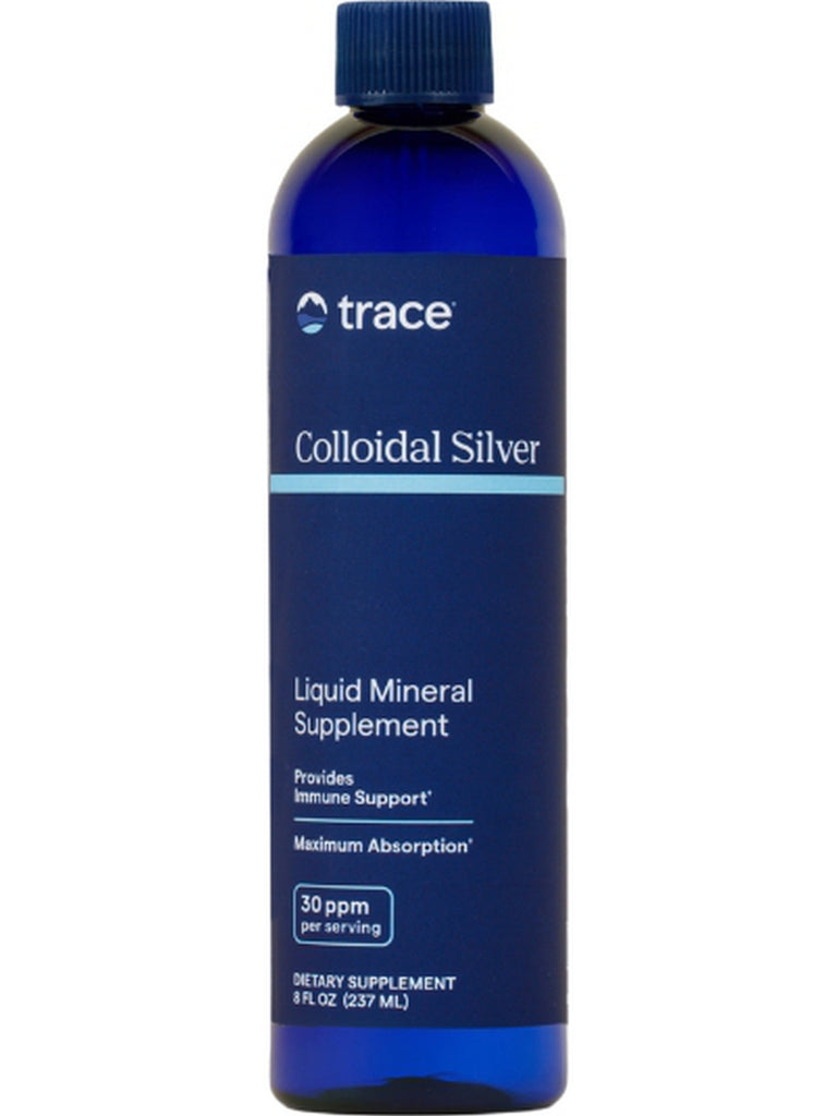 Trace Minerals, Colloidal Silver 30 PPM, 8 oz