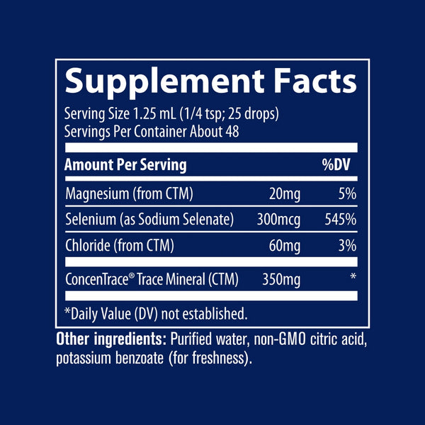 Trace Minerals, Ionic Selenium, 300 mcg, 2 fl oz