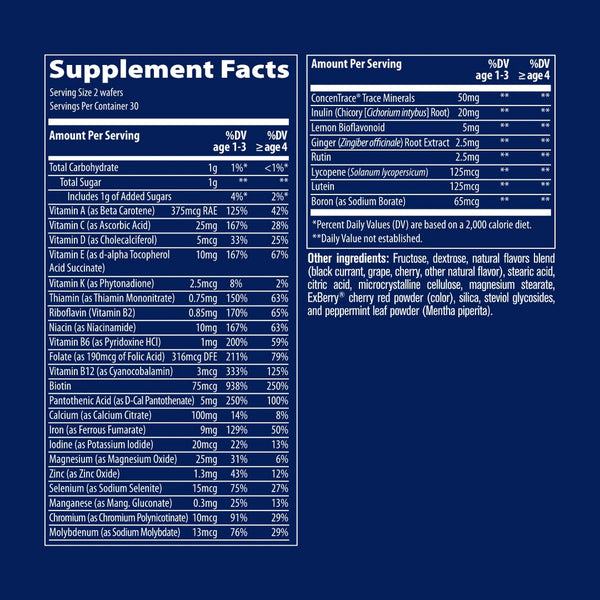 Trace Minerals, Complete Children's Chewable, 60 Chewable Wafers