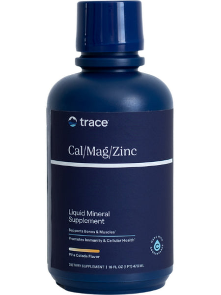 Trace Minerals, Liquid Cal/Mag/Zinc, 16 fl oz
