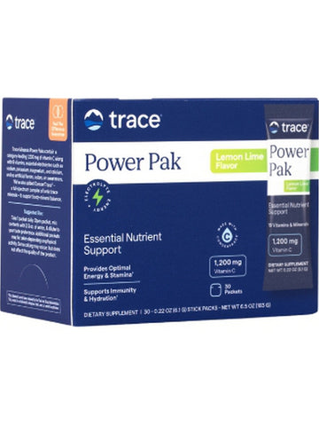 Trace Minerals, Electrolyte Stamina Power Pak, Lemon Lime, 30 Packets