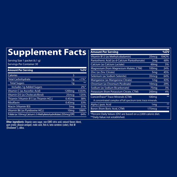 Trace Minerals, Electrolyte Stamina Power Pak, Orange Blast, 30 Packets