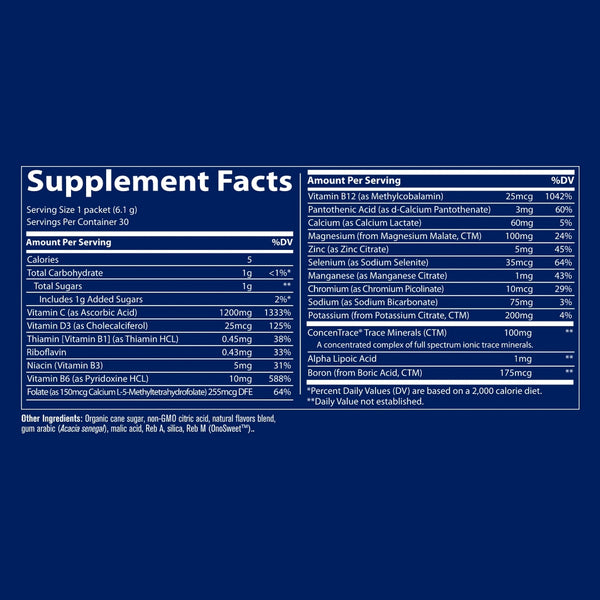 Trace Minerals, Electrolyte Stamina Power Pak, Pineapple Coconut, 30 Packets