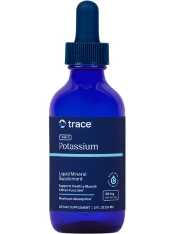 Trace Minerals, Ionic Potassium, 99 mg, 2 fl oz