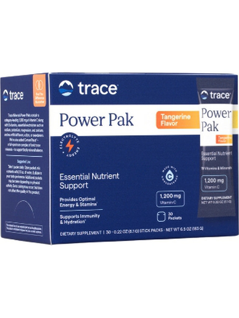 Trace Minerals, Electrolyte Stamina Power Pak, Tangerine, 30 Packets