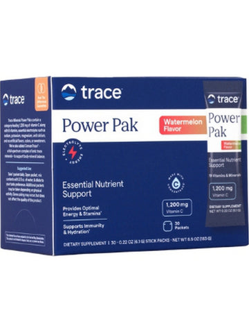 Trace Minerals, Electrolyte Stamina Power Pak, Watermelon, 30 Packets