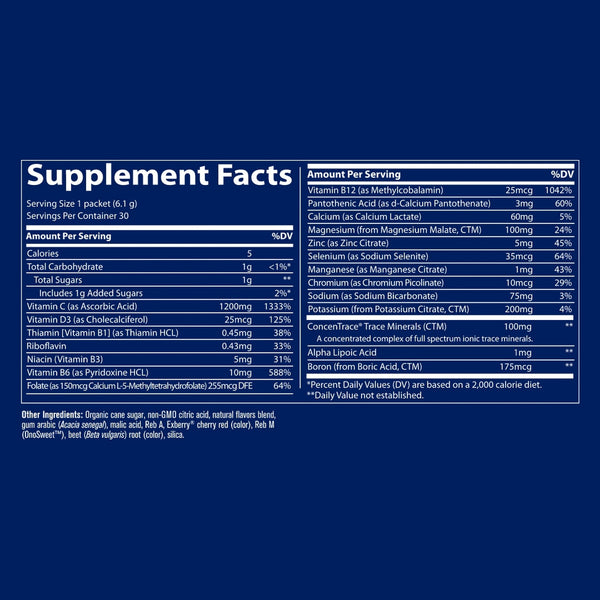 Trace Minerals, Electrolyte Stamina Power Pak, Watermelon, 30 Packets