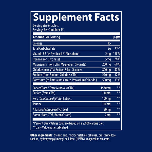 Trace Minerals, KETO Electrolyte Tablets, 90 Tablets