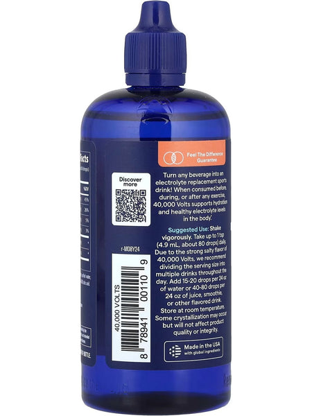 Trace Minerals, 40,000 Volts, 8 fl oz