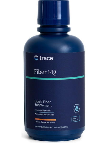 Trace Minerals, Fiber 14g, Orange Tangerine Flavor, 15 fl oz