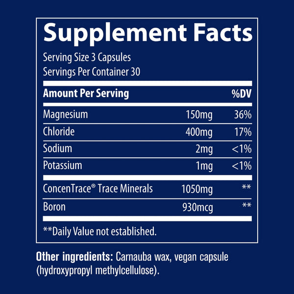 Trace Minerals, ConcenTrace Trace Mineral Capsules, 90 Capsules