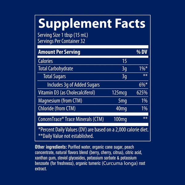 Trace Minerals, Liquid Vitamin D3, Tropical Cherry, 16 fl oz