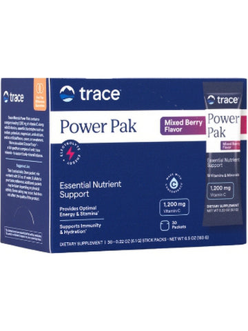 Trace Minerals, Electrolyte Stamina Power Pak, Mixed Berry, 30 Packets