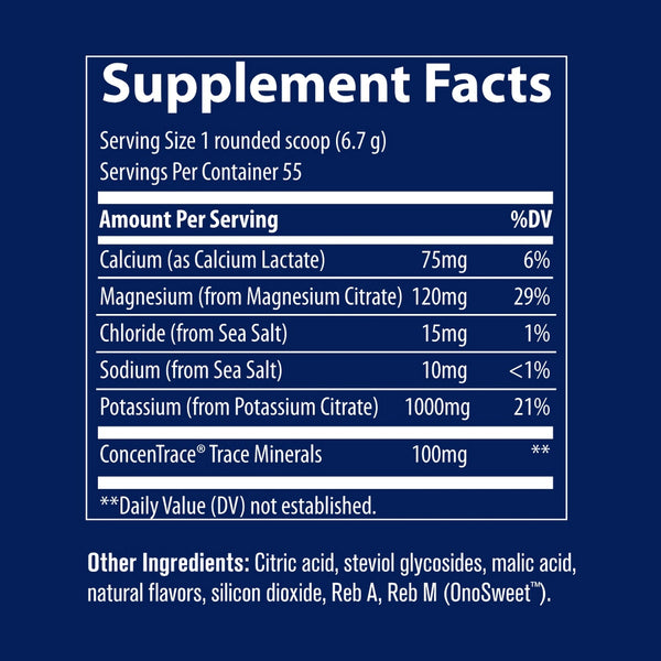 Trace Minerals, KETO Electrolyte Powder, Lemon Lime, 330 g