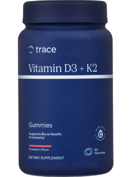 Trace Minerals, Vitamin D3 + K2 Gummies, 60 Gummies