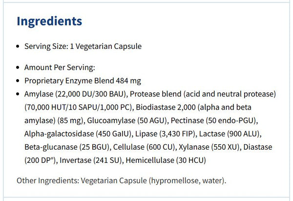 Theramedix BioSET, Super Strength Digestion, 120 Capsules