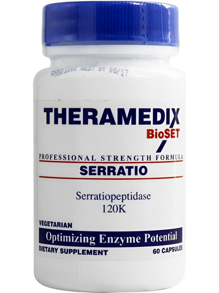 Theramedix BioSET, Serratio, 60 Capsules
