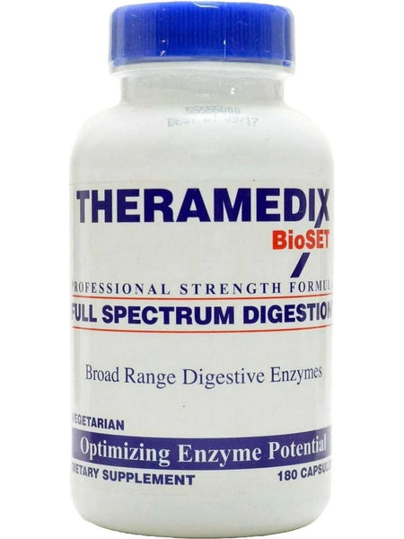 Theramedix BioSET, Full Spectrum Digestion, 180 Capsules