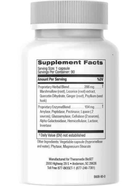 Theramedix BioSET, Gastro Support (Formerly Gastro Calm), 90 Capsules