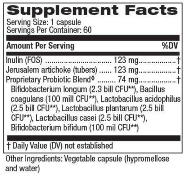 Theramedix BioSET, Probiotic, 60 Capsules