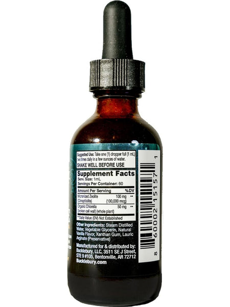 Bucklebury, Zeolite with Chlorella Liquid Suspension, 2 fl oz