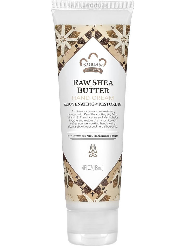 Nubian Heritage, Hand Cream Raw Shea Butter, 4 oz