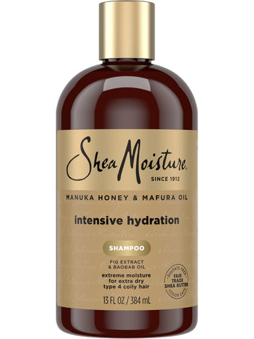 SheaMoisture, Manuka Honey and Mafura Oil, Intensive Hydration Shampoo with Fig Extract and Baobab Oil, 13 fl oz