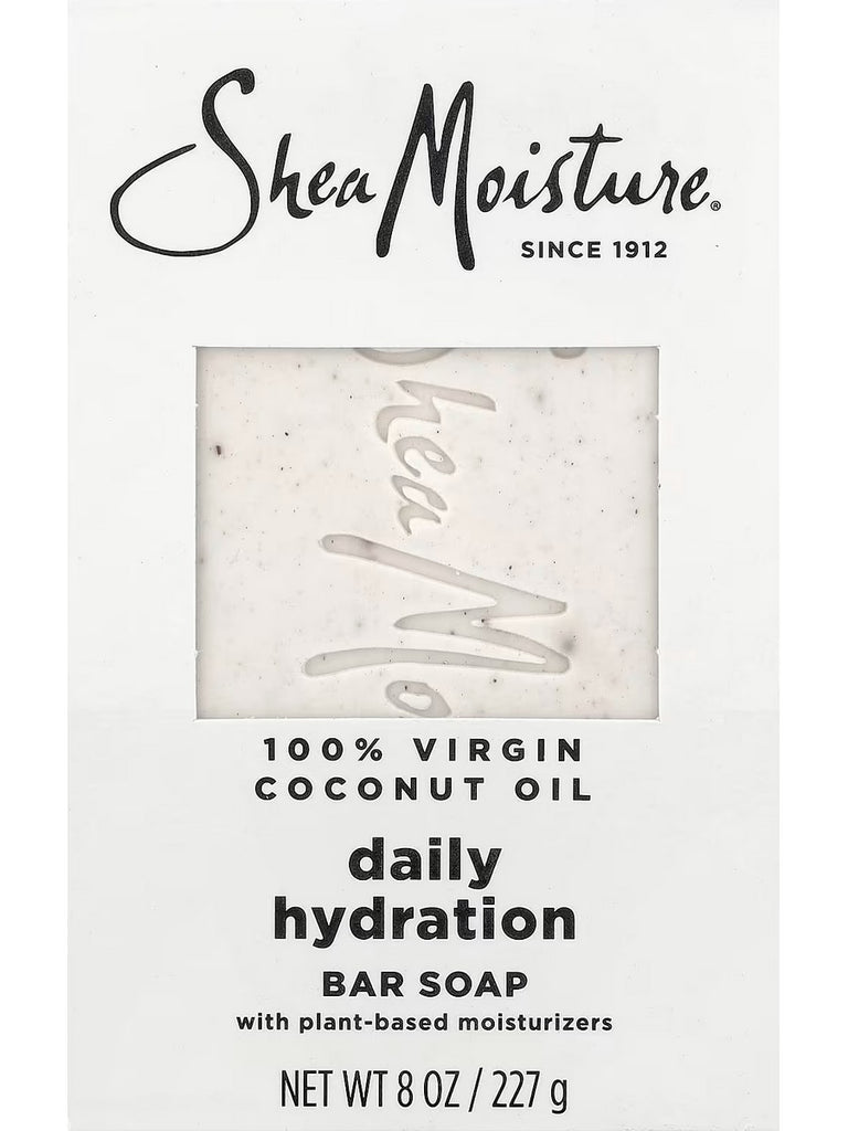 SheaMoisture, Daily Hydration Bar Soap, 100% Virgin Coconut Oil, 8 oz