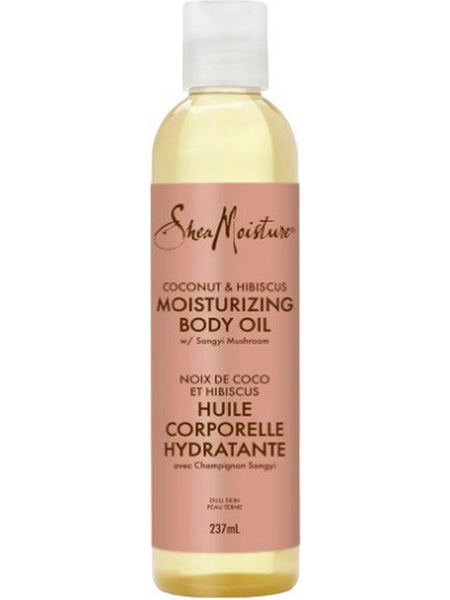 SheaMoisture, Coconut and Hibiscus, Moisturizing Body Oil with Songyi Mushroom, 237 ml