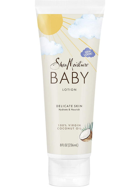 SheaMoisture, Baby Lotion for Baby Skin 100% Virgin Coconut Oil, Clear Skin Moisturizer