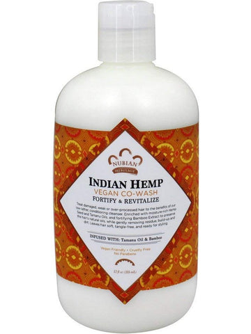 Nubian Heritage, Indian Hemp Vegan Co Wash, 12 fl oz