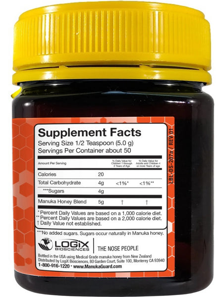 ManukaGuard, Gut Health, MGO 250, 8.8 oz