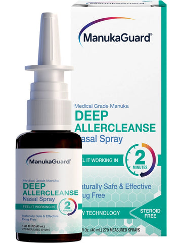 ManukaGuard, Medical Grade Manuka, Deep Allercleanse Nasal Spray, 1.35 fl oz