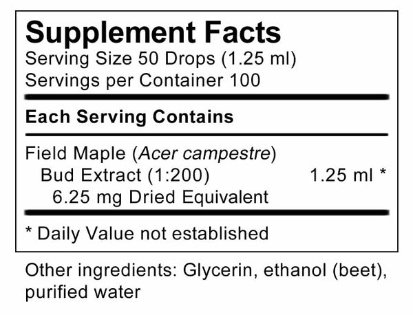 UNDA, gemmo Acer Campestre Dietary Supplement, 4.2 fl oz