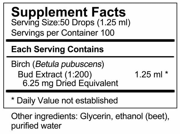 UNDA, gemmo Betula Pubescens Bud Dietary Supplement, 4.2 fl oz