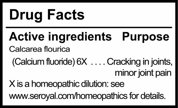 UNDA, Calcarea Fluorica 6X Homeopathic Remedy, 100 Tablets