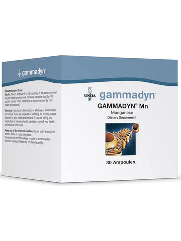 UNDA, Gammadyn Mn (Manganese), 30 Ampoules