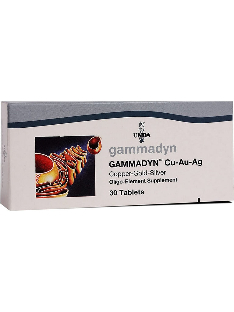 UNDA, Gammadyn Cu (Copper), 30 Tablets