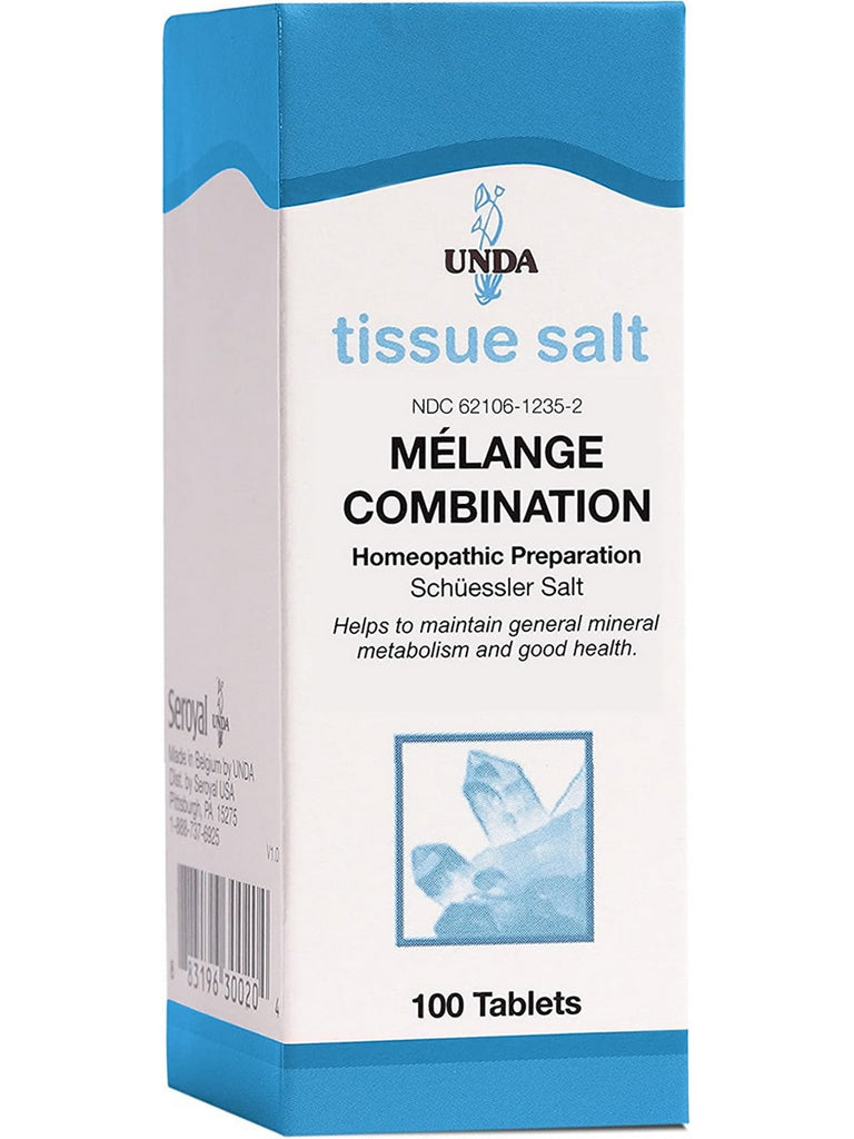 UNDA, Melange Combination Homeopathic Preparation, 100 Tablets
