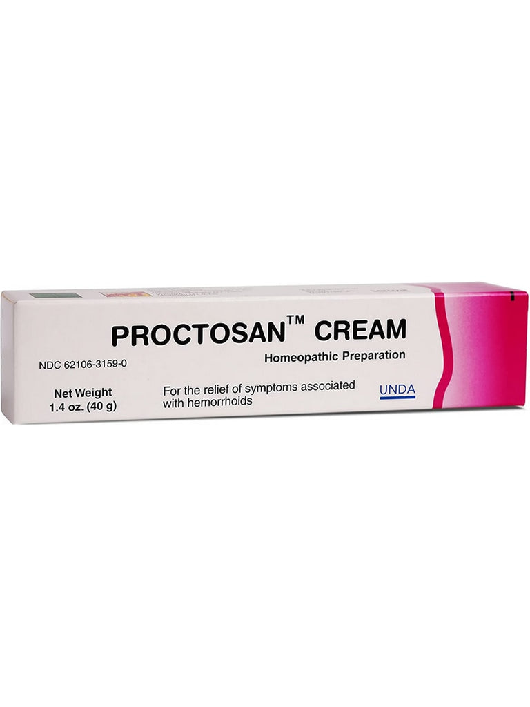 UNDA, Proctosan Cream Homeopathic Preparation, 1.4 oz